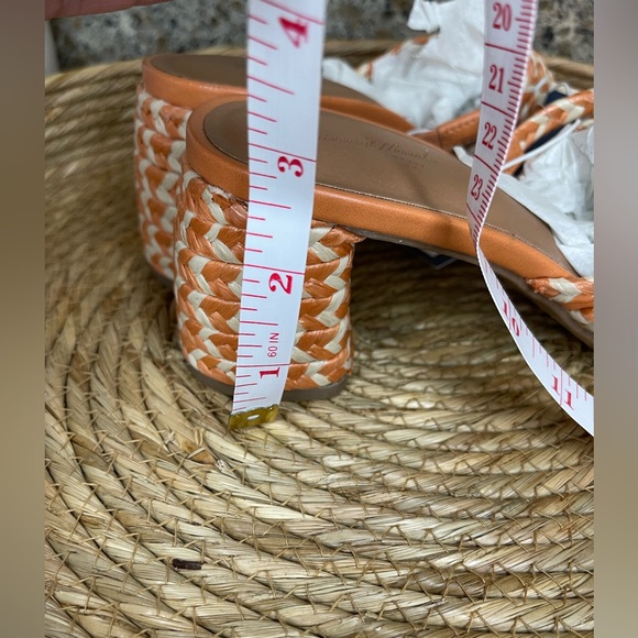 Universal Thread - Women’s Block Heal Sandals - Orange cream - Size 5 NWT - Picture 3 of 6